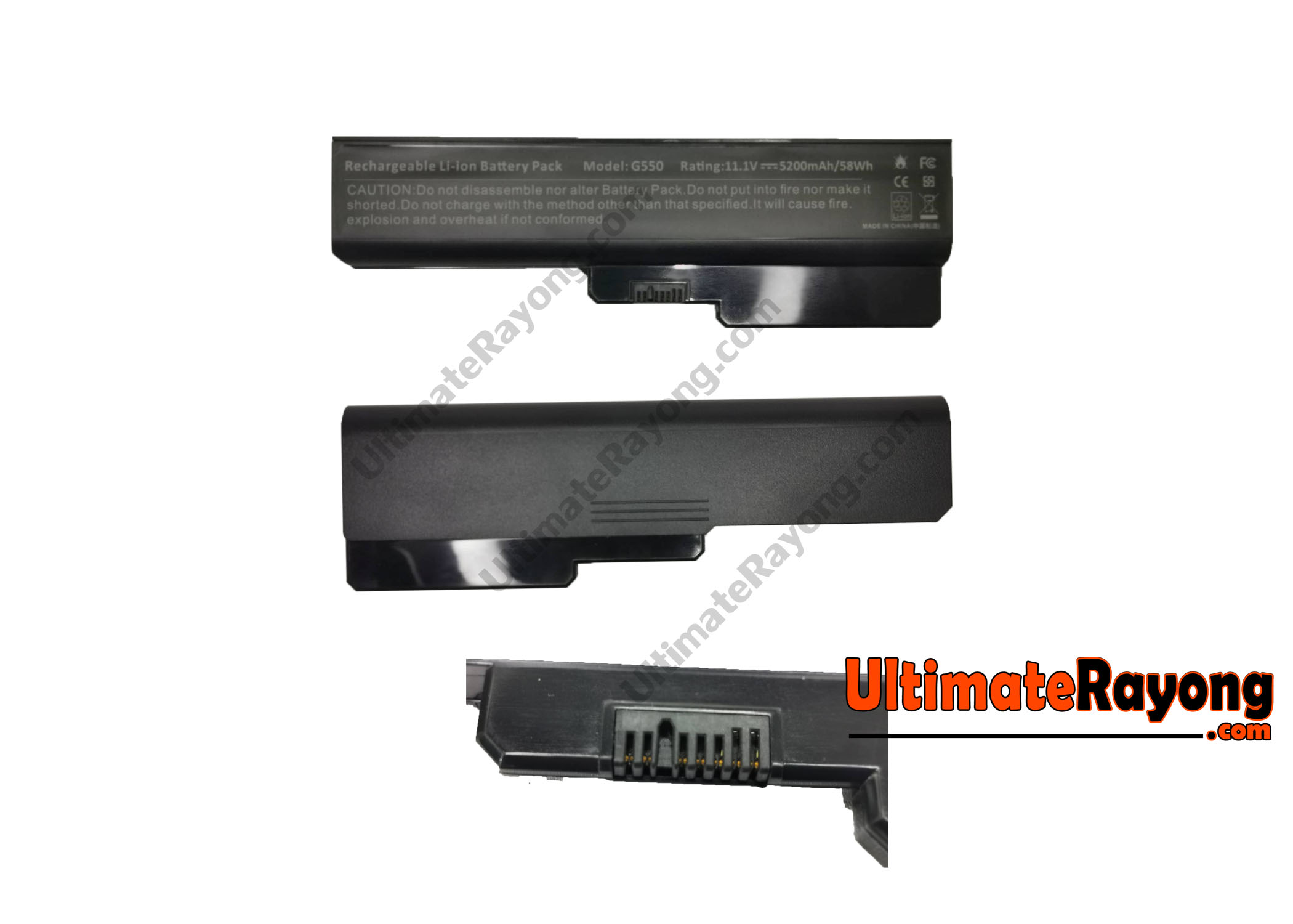 Battery Lenovo 3000 G430 G450 11.1V 4400mAh Black