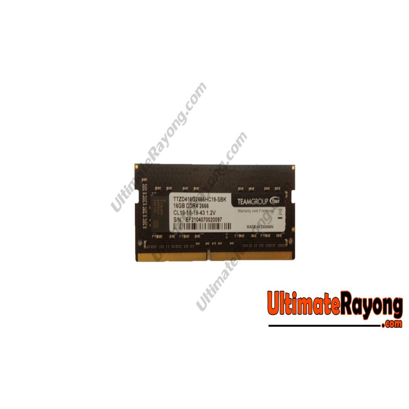 DDR4 16G 2666MHz TEAM(ZEUS) (NB)