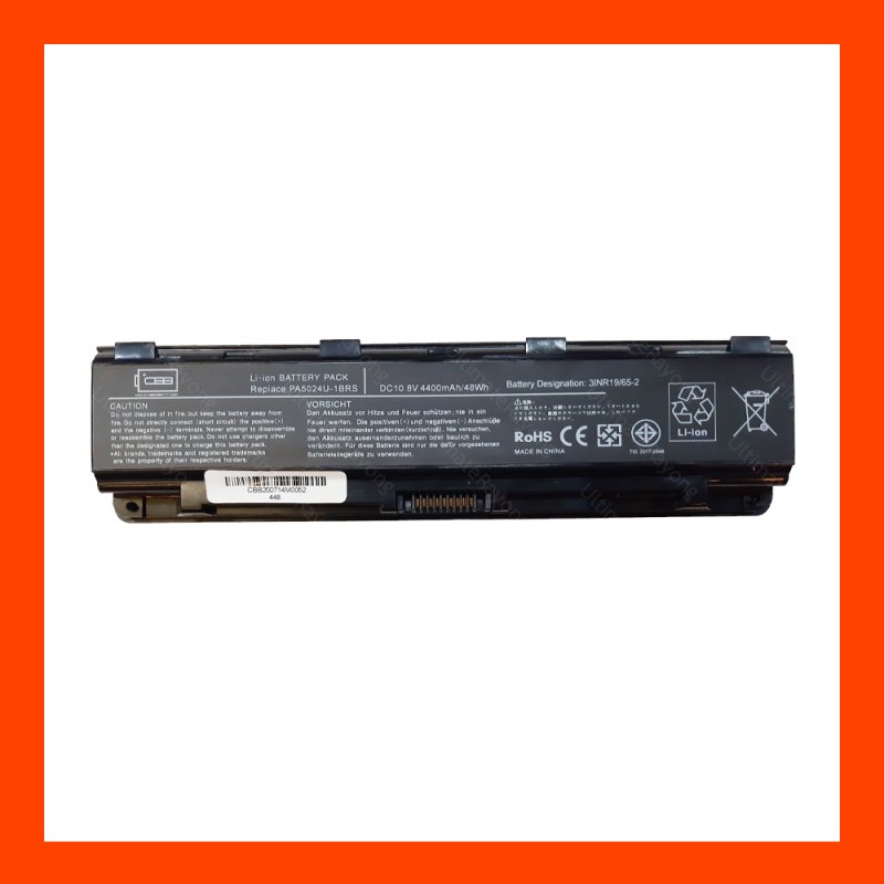 Battery Toshiba Satellite Pro L850 PA5024U-1BRS 10.8V 4400mAh Black