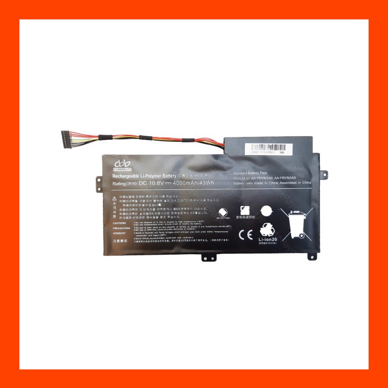 Battery Samsung NP370 : 10.8V-3992mAh : 43Wh Black (CBB)