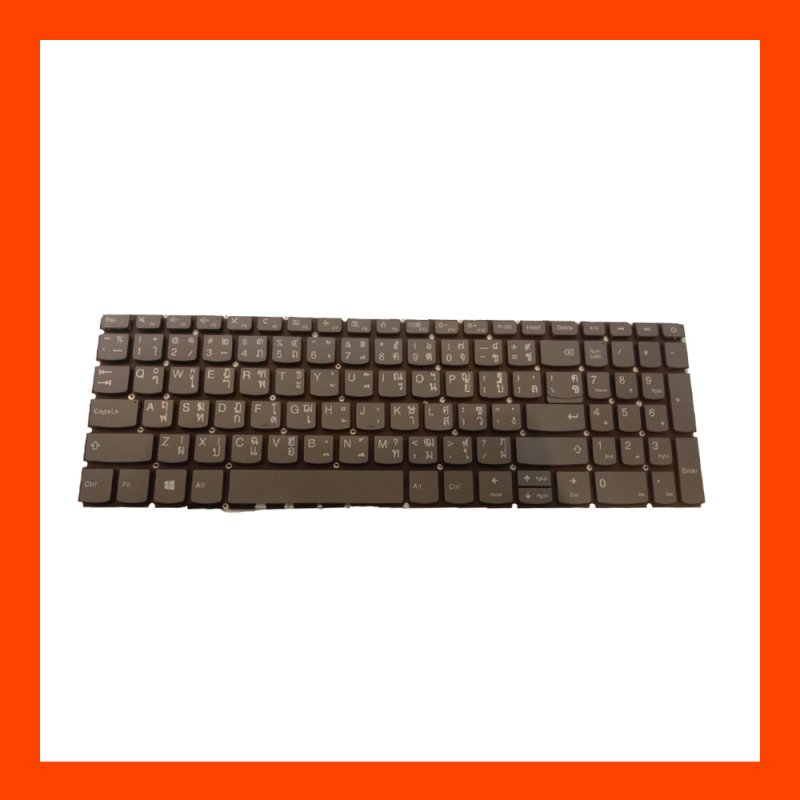 Keyboard Lenovo 320-15IKB ตัวหนังสือ สีขาว TH