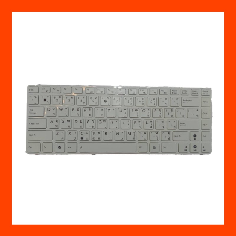 Keyboard Asus A42 Series White TH 