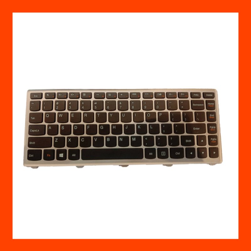 Keyboard Lenovo Ideapad Z400 Black EN แป้นอังกฤษ ฟรีสติกเกอร์ ไทย-อังกฤษ