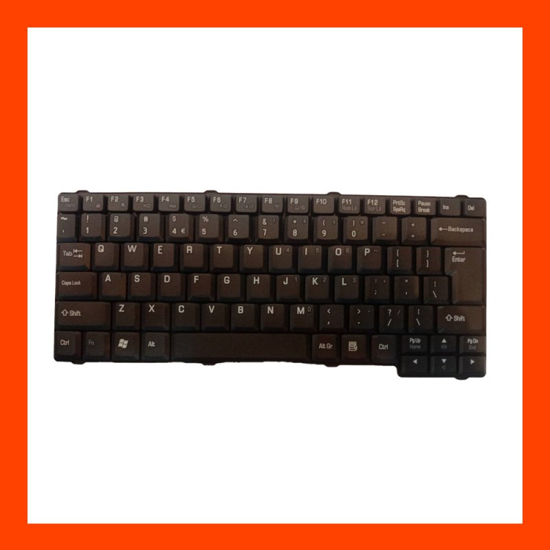 Keyboard Toshiba L10 Black UK (Big Enter With screw on the back) แป้นอังกฤษ ฟรีสติกเกอร์ ไทย-อังกฤษ