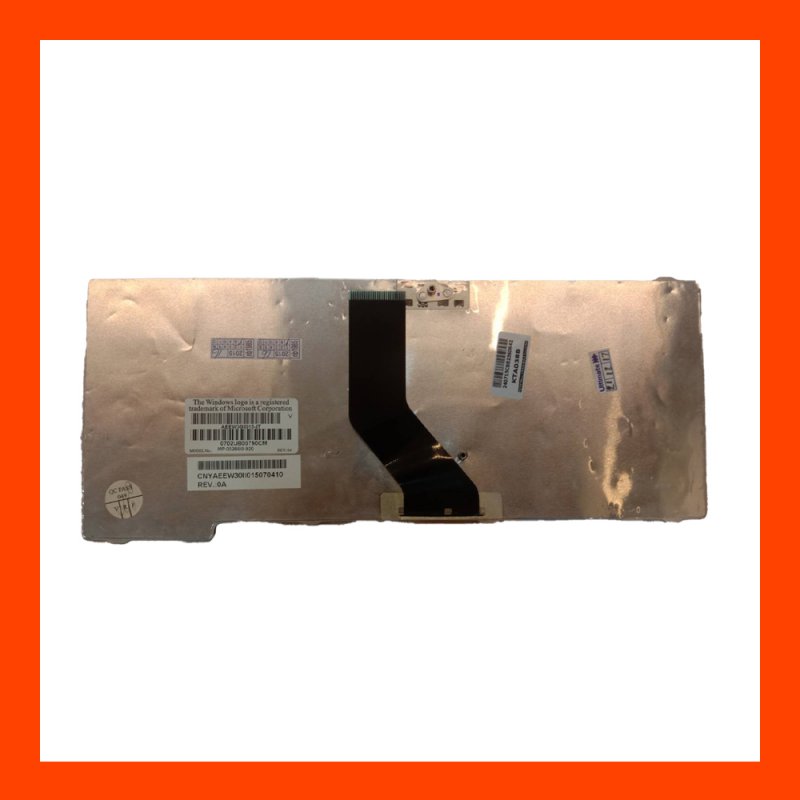 Keyboard Toshiba L10 Black UK (Big Enter With screw on the back) แป้นอังกฤษ ฟรีสติกเกอร์ ไทย-อังกฤษ