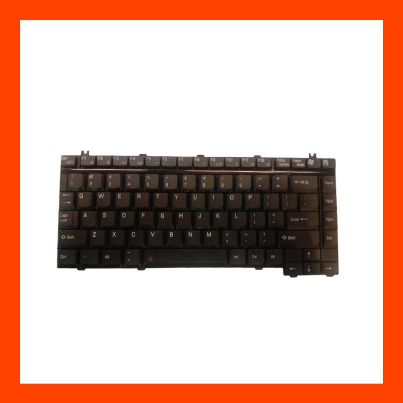 Keyboard Toshiba Satellite A10 Black US แป้นอังกฤษ ฟรีสติกเกอร์ ไทย-อังกฤษ