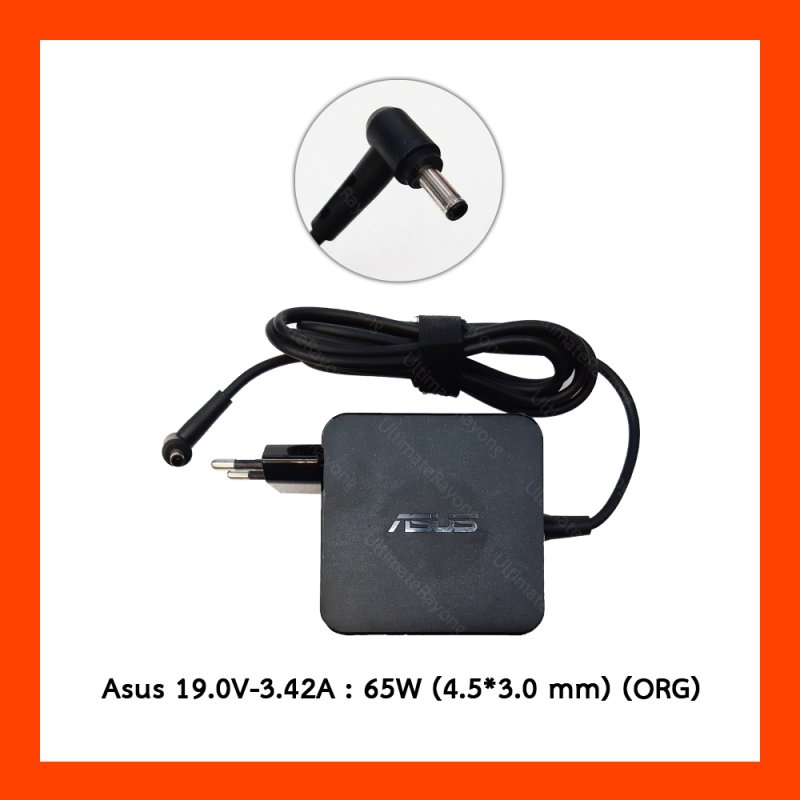 Adapter Asus 19.0V  3.42A (4.5*3.0) หัวปลัก ORG