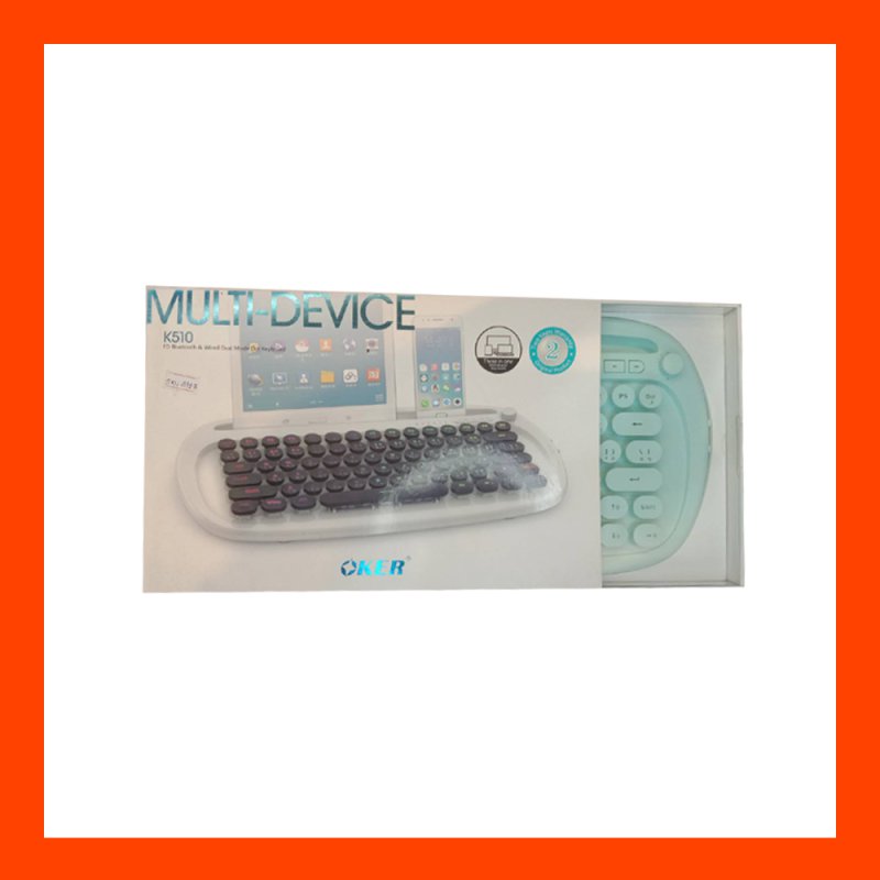  BLUETOOTH Keyboard Multi-Device OKER K-510 Green
