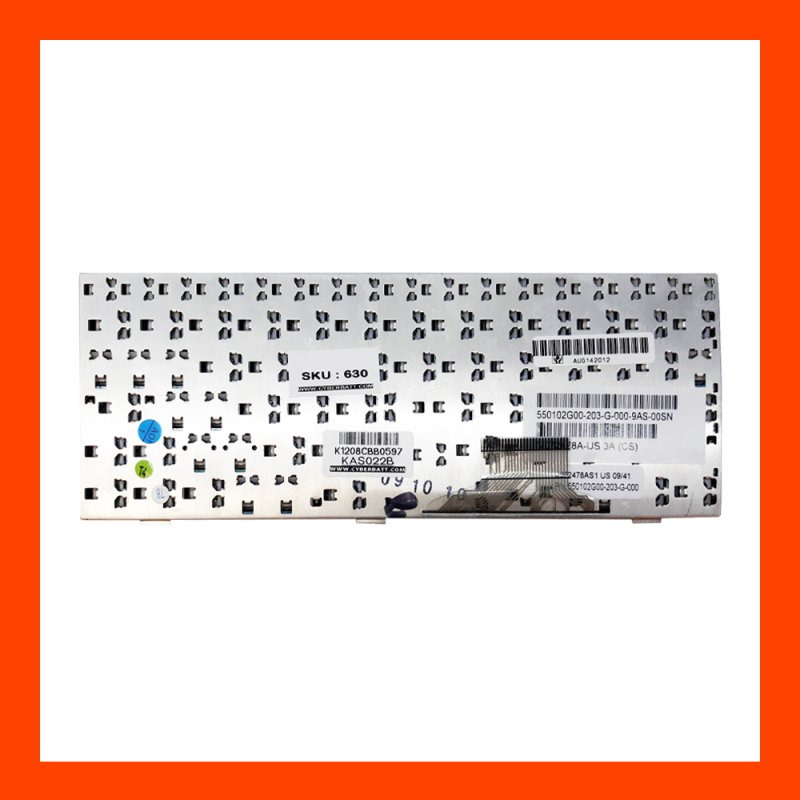 Keyboard Asus EEE PC 700 Series Black US แป้นอังกฤษ ฟรีสติกเกอร์ ไทย-อังกฤษ