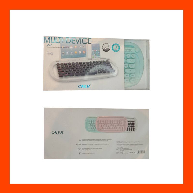  BLUETOOTH Keyboard Multi-Device OKER K-510 Green