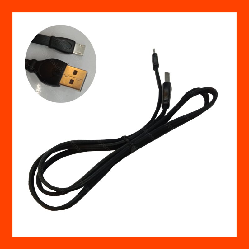  CHARGING CABLE WDC-023  2-in-1  1M Fast (Black) 