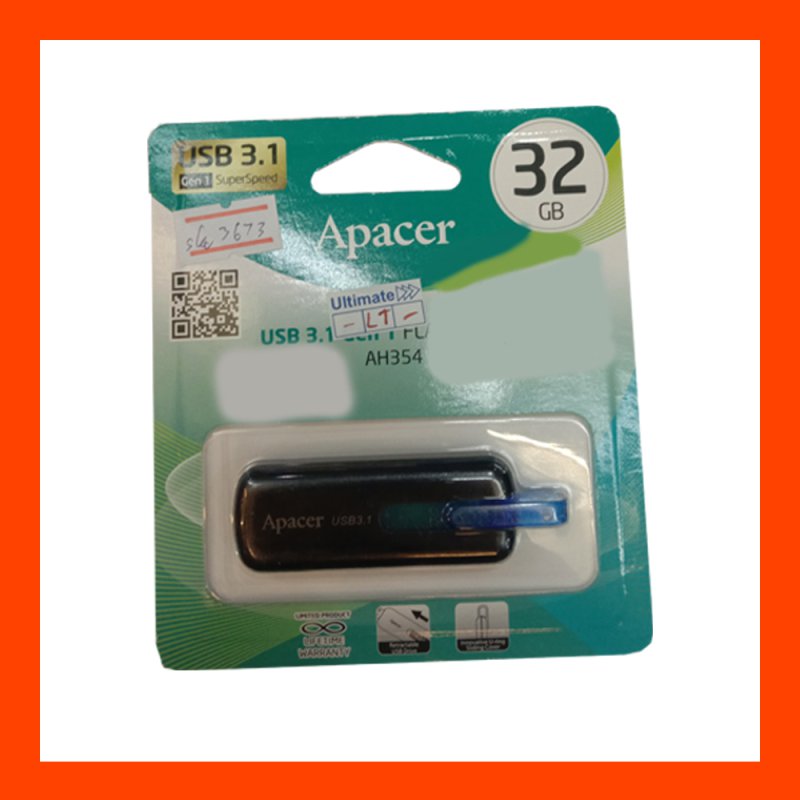 Flash Drive Apacer AH354 32GB Black