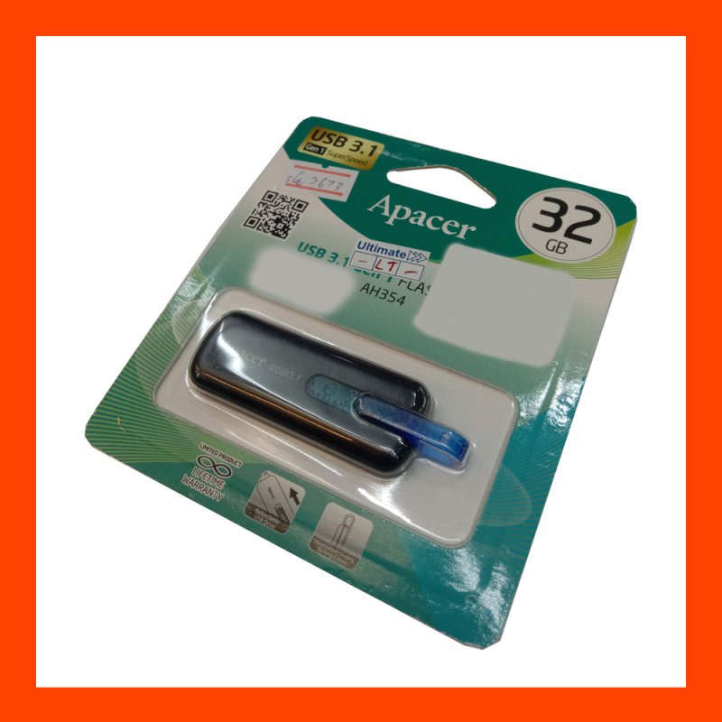 Flash Drive Apacer AH354 32GB Black