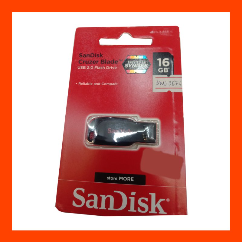 Flash Drive SanDisk SDCZ50 Cruzer 16GB Balck