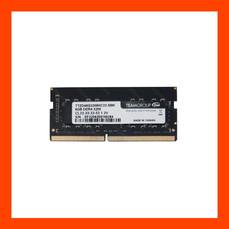 DDR4 8GB 3200 Team Vulcan Red NB