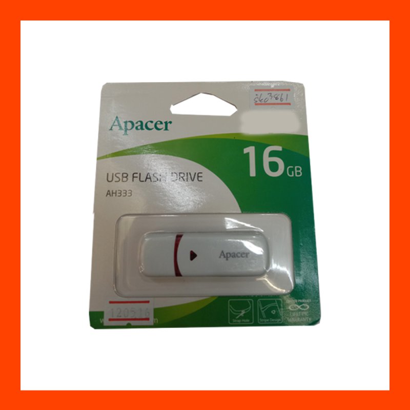 Flash Drive Apacer AH333 16GB White