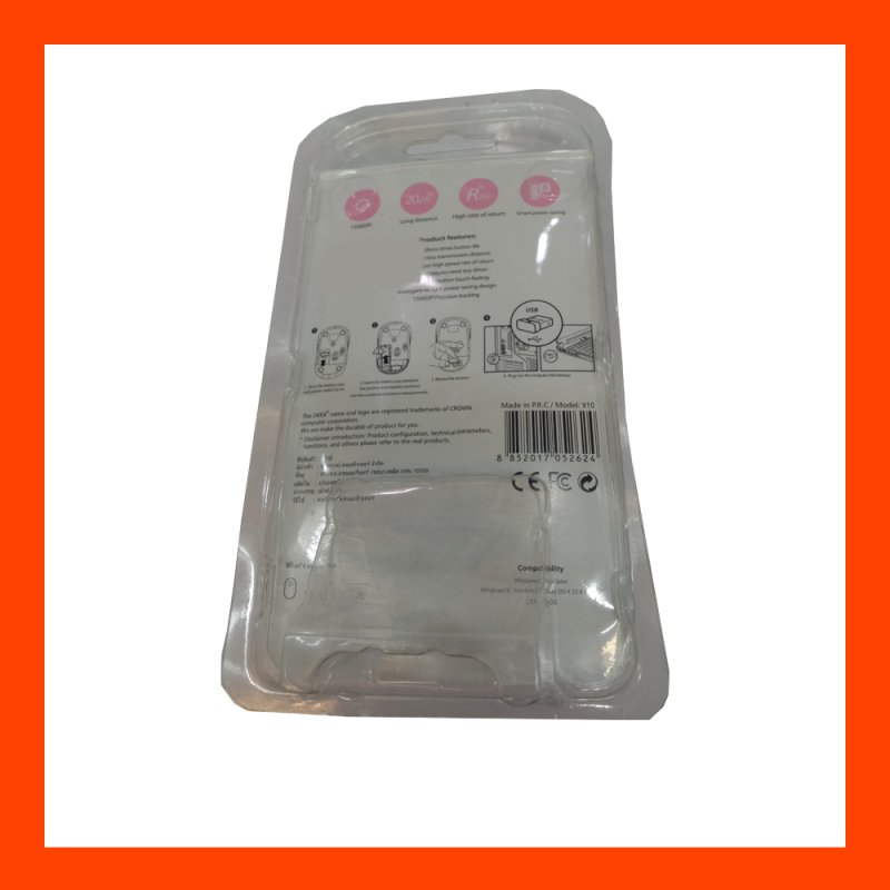 Mouse OKER V10 (Pink/White)