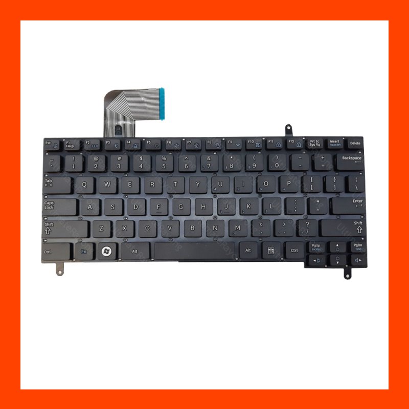 Keyboard Samsung N210 Black US แป้นอังกฤษ ฟรีสติกเกอร์ ไทย-อังกฤษ