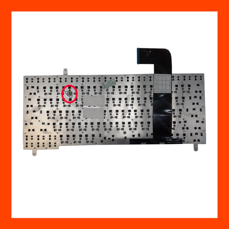 Keyboard Samsung N210 Black US แป้นอังกฤษ ฟรีสติกเกอร์ ไทย-อังกฤษ