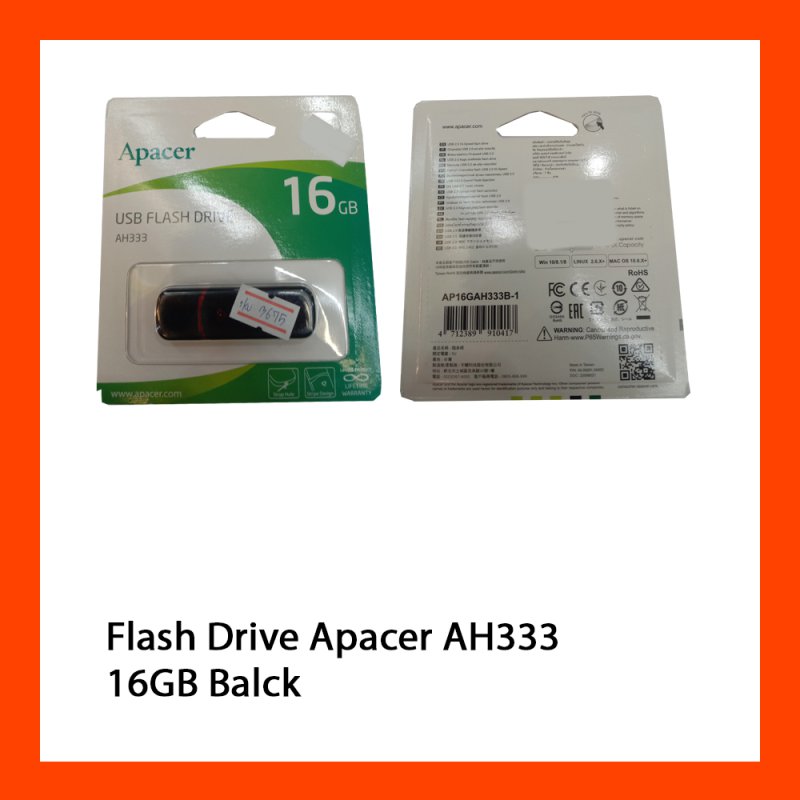 Flash Drive Apacer AH333 16GB Balck