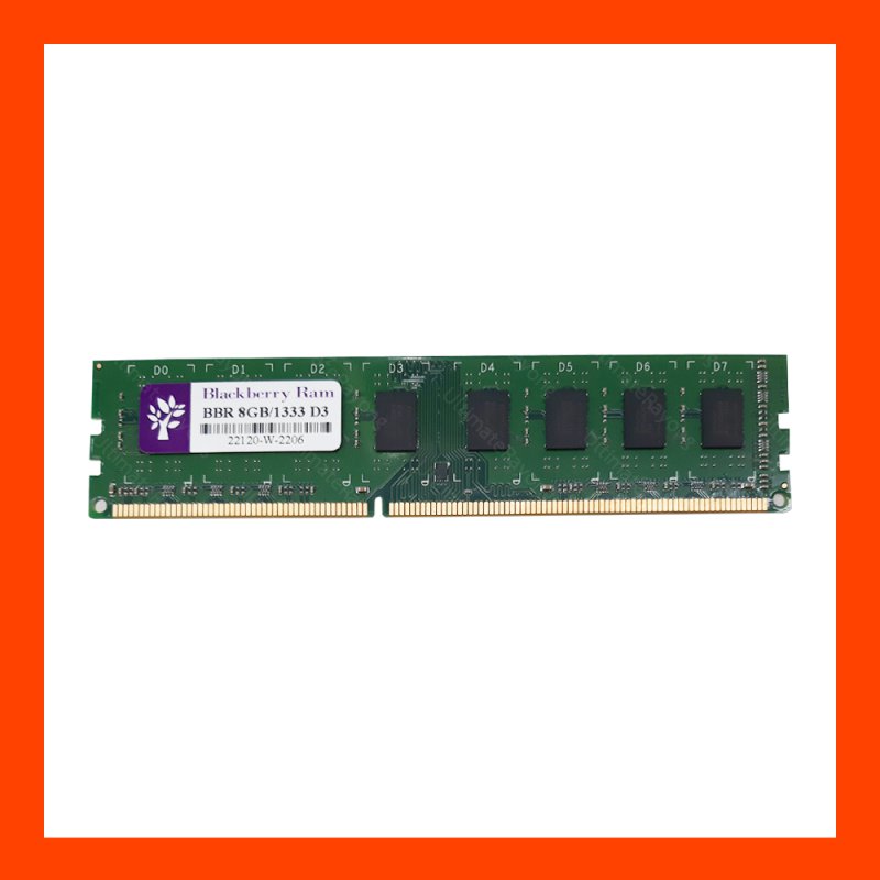 DDR3 8GB 1333MHz Black berry 16chip
