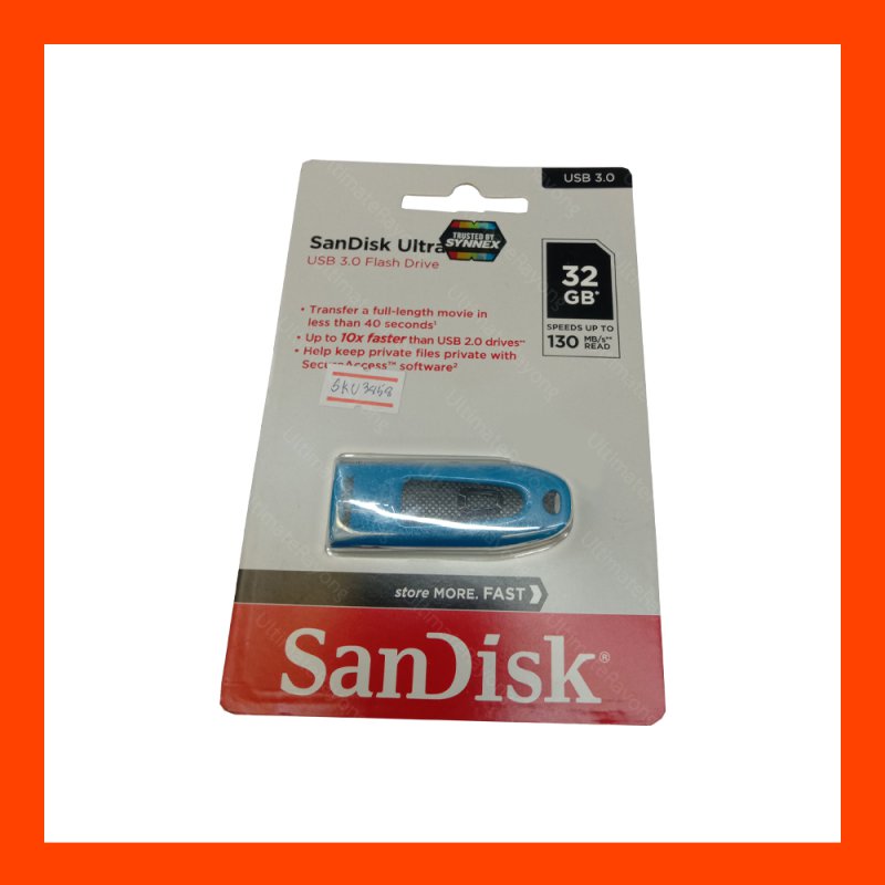 Flash Drive SanDisk SDCZ48 Ultra USB Blue 32GB