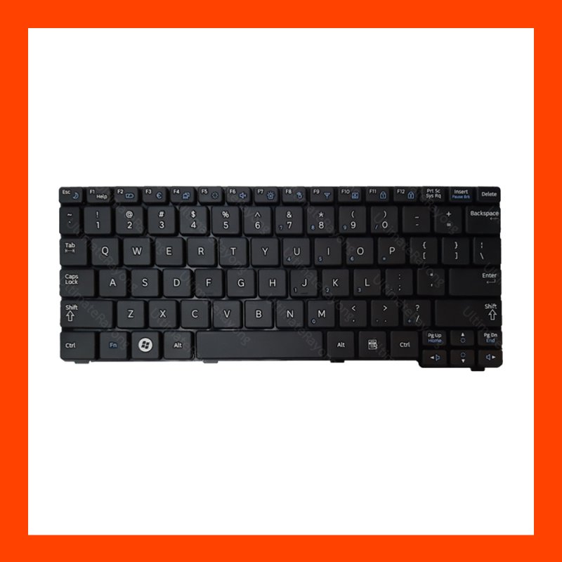 Keyboard Samsung N148 Black US แป้นอังกฤษ ฟรีสติกเกอร์ ไทย-อังกฤษ