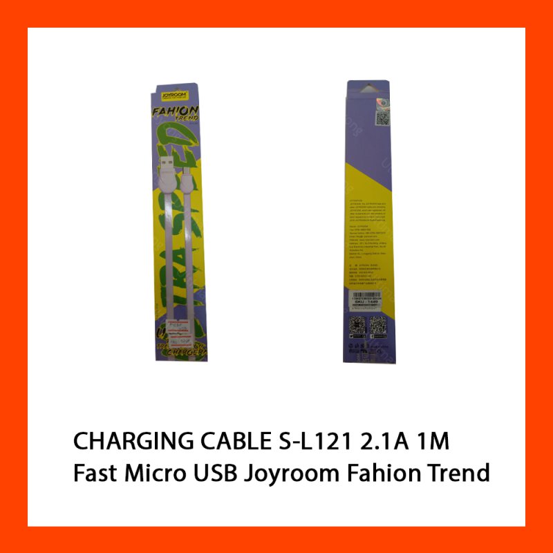 CHARGING CABLE S-L121 2.1A 1M Fast Micro USB Joyroom Fahion Trend (Purple)