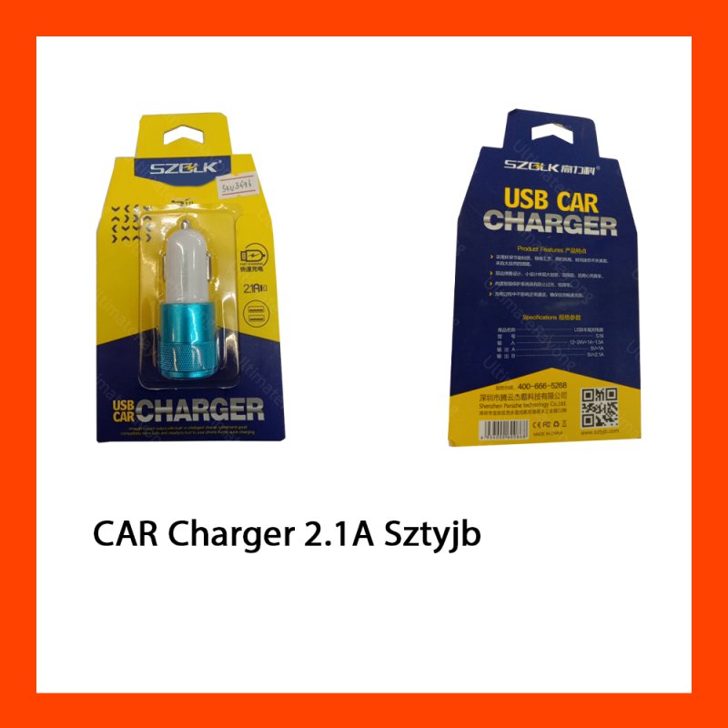 CAR Charger 2.1A Sztyjb 