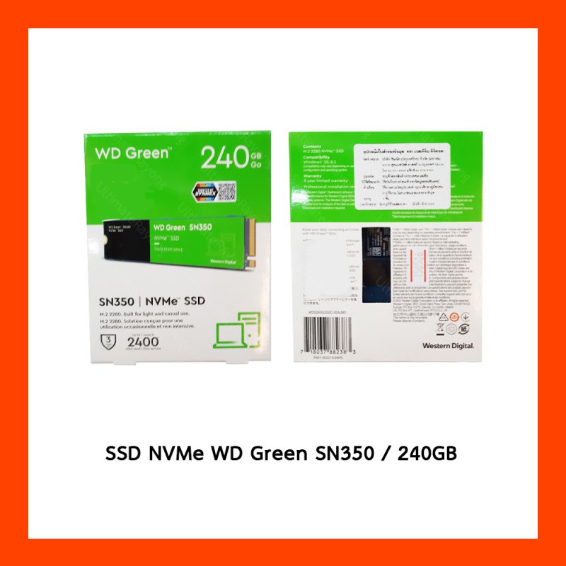 SSD M.2 NVMe. WD Green SN350 SATA 240GB