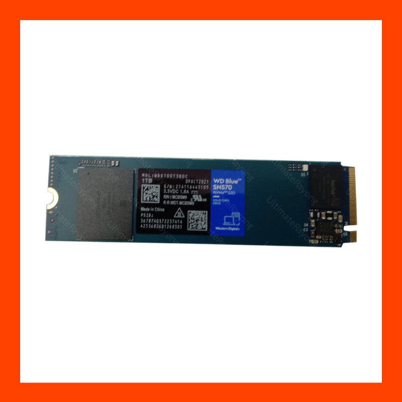 WD Blue 1TB SN580 NVMe SSD Blue