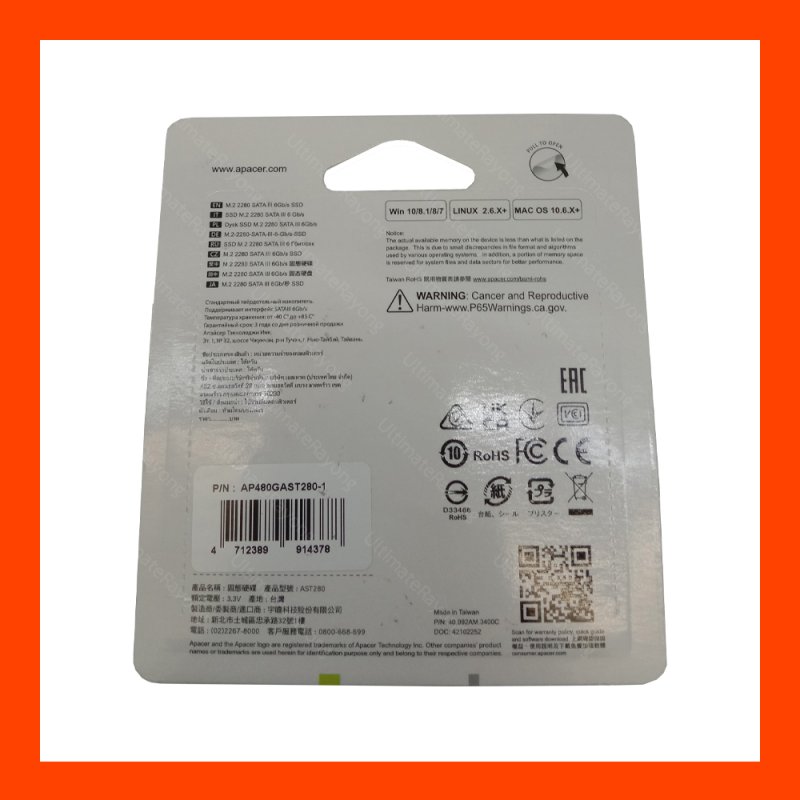 SSD M.2 Apacer AST280 480GB