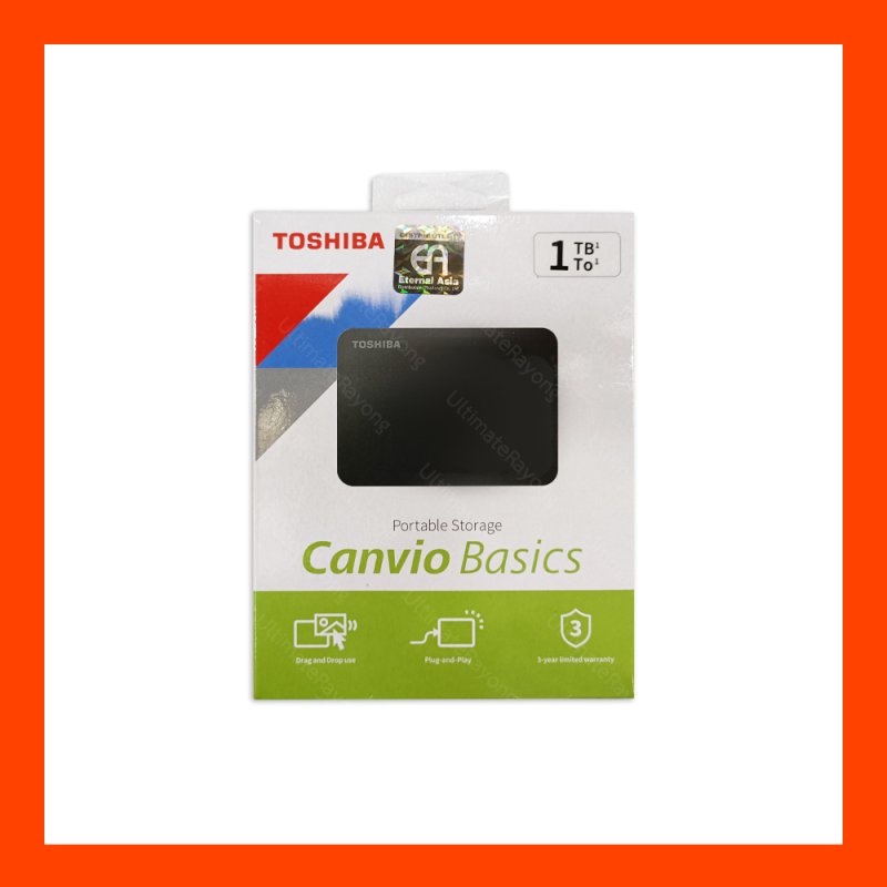 Ext HDD 2.5'' TOSHIBA Canvio Basics A3 Black 1TB 