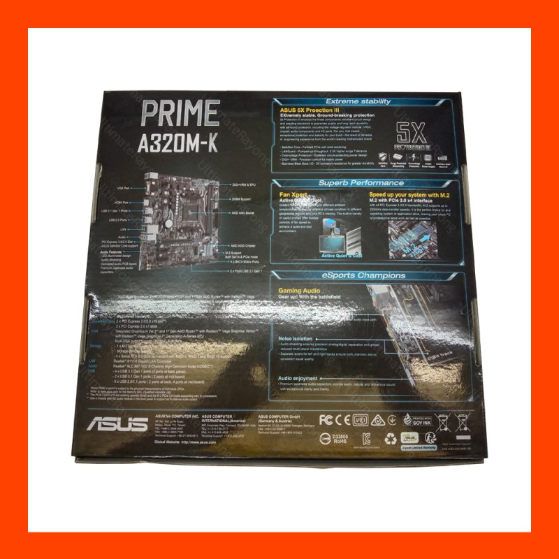 Mainboard ASUS PRIME A320M-K (AM4)