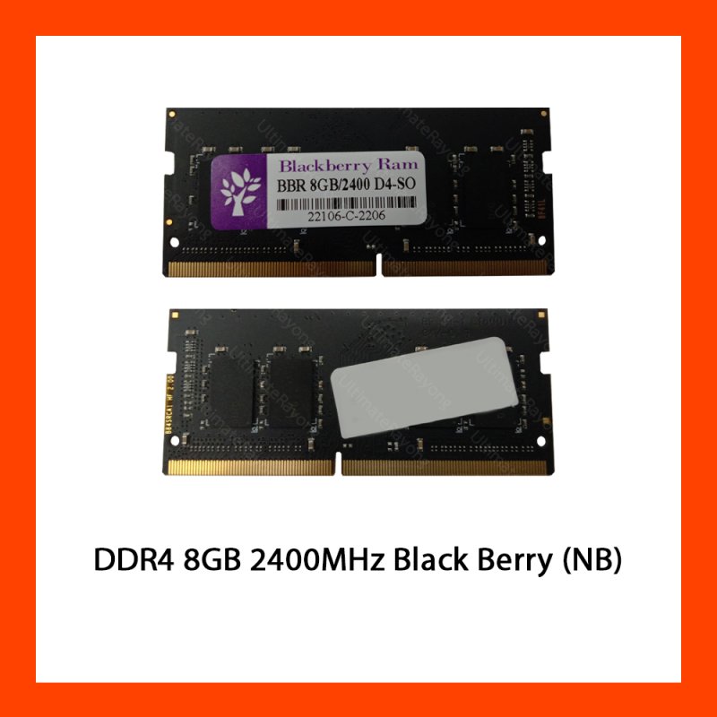 DDR4 8GB 2400MHz Black Berry (NB)
