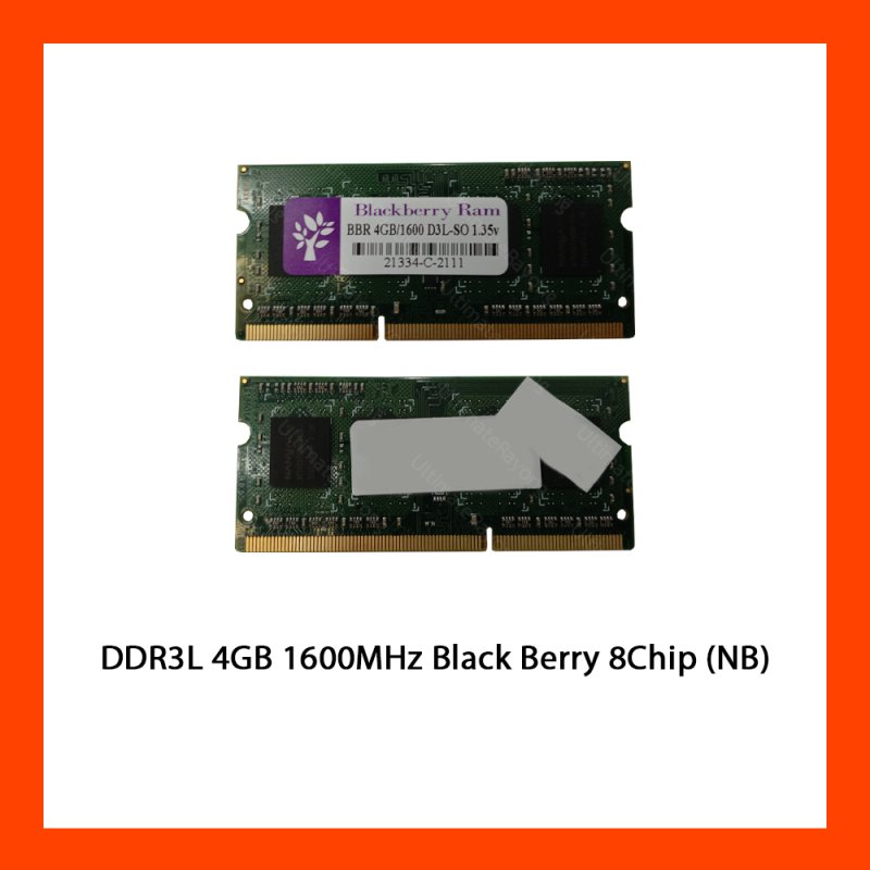 DDR3L 4GB 1600MHz Black Berry 8Chip (NB)