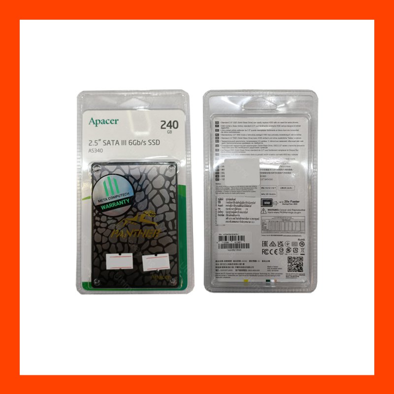 SSD SATA 240GB Apacer AS340