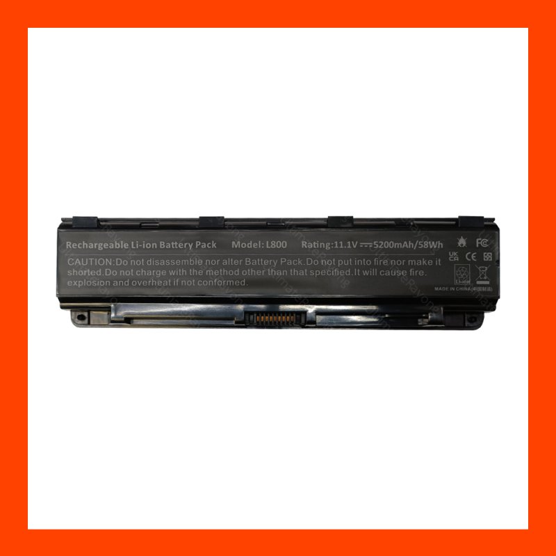 Battery Toshiba Satellite Pro L850 PA5024U-1BRS : 11.1V-4400mAh Black