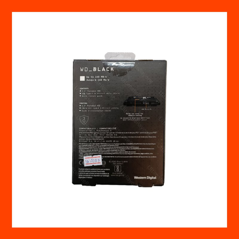 Ext. 2.5 WD Black P10 2TB
