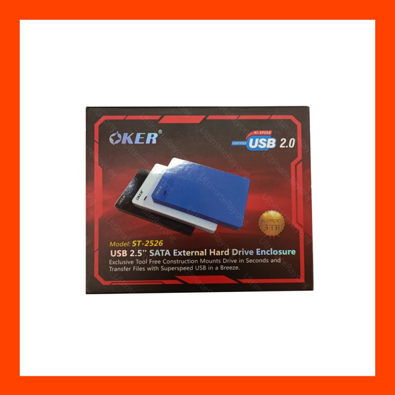 External Hard Drive Oker 2526 Black