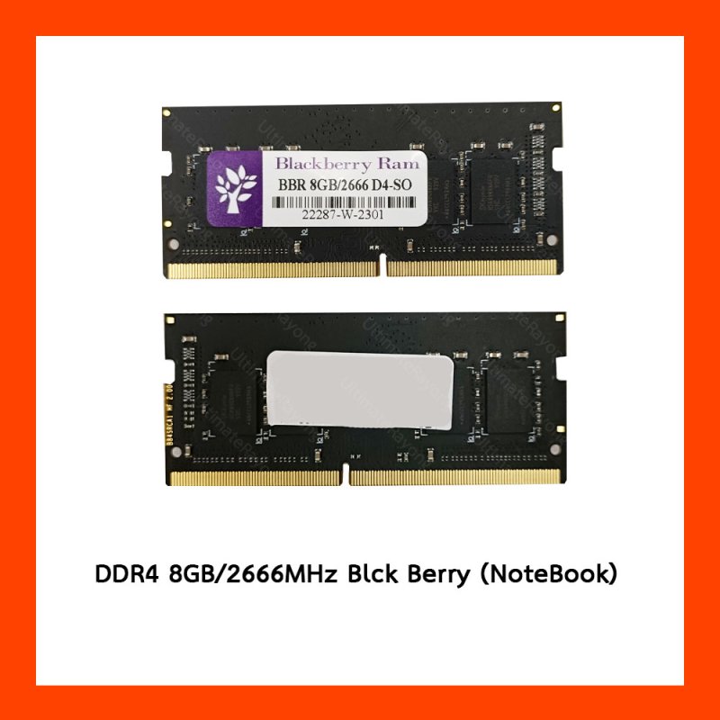 DDR4 8GB 2666MHz Blck Berry (NoteBook)