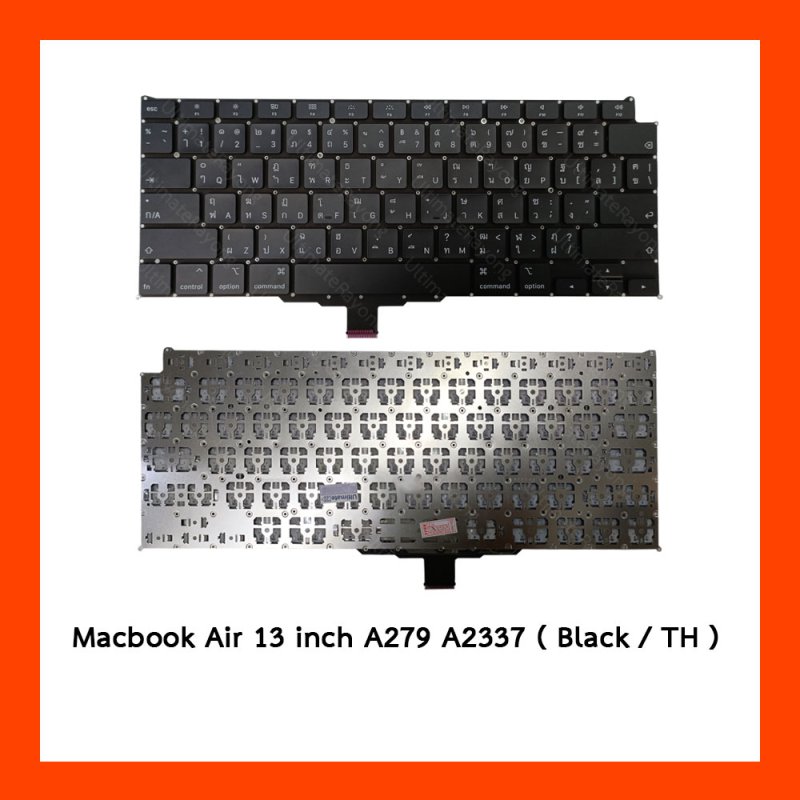 Keyboard Macbook Air 13 inch A2179 A2337 Black Thai 