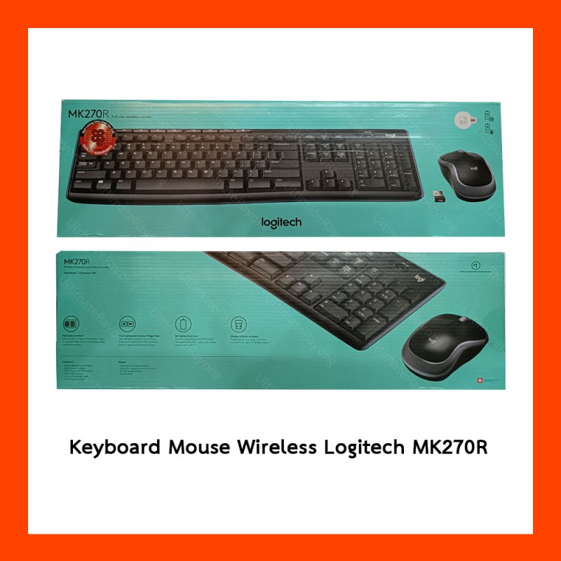 (2in1) Wireless LOGITECH (MK270R) Black