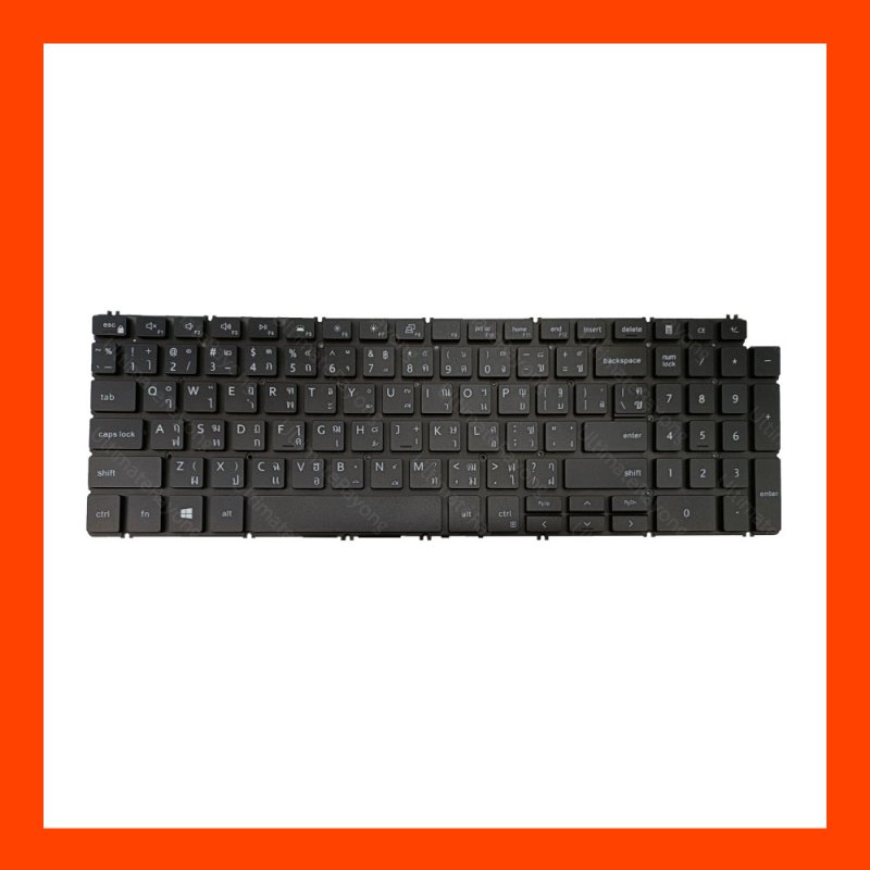 Keyboard Dell 7590,7591,7510,5590,3511,3515 Black TH