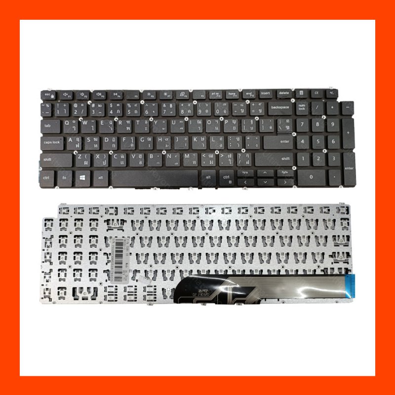 Keyboard Dell 7590,7591,7510,5590,3511,3515 Black TH