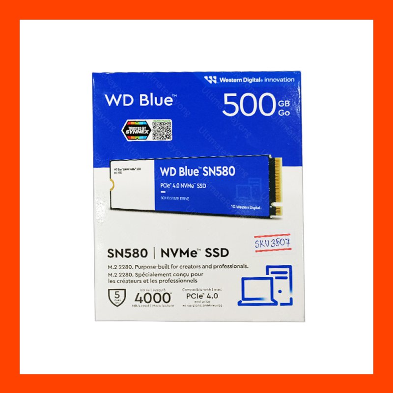 SSD M.2 NVMe WD SN550 Blue 500GB