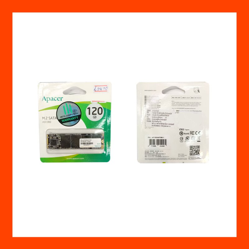 SSD M.2 SATA Apacer AST280 120GB