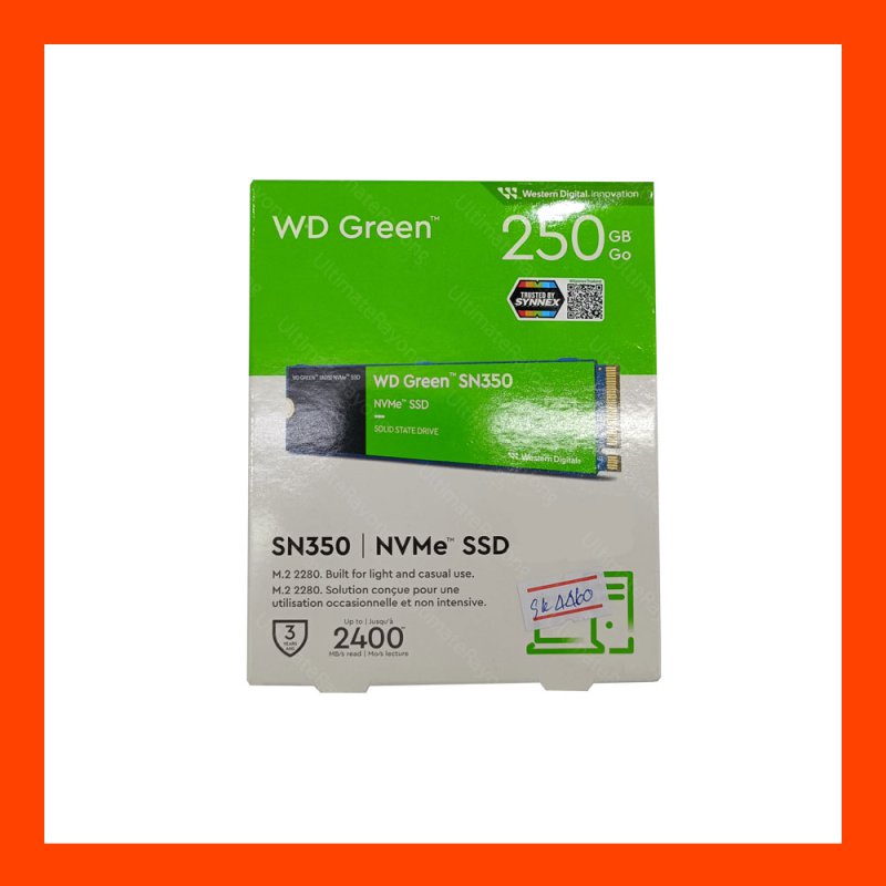 SSD NVMe WD Green SN350 250GB