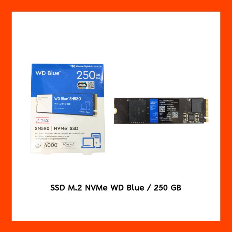 SSD M.2 NVMe WD Blue SN580 250GB