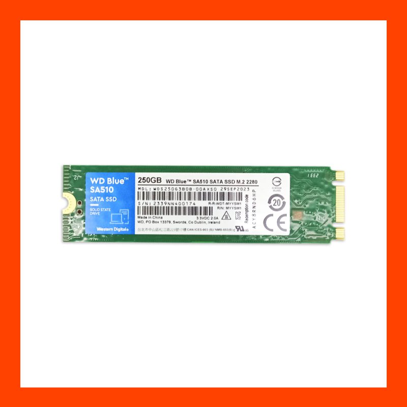 SSD M.2 SATA WD Blue SN580 250GB